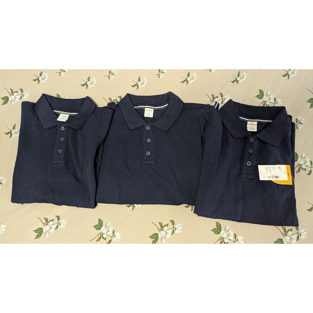 Gymboree Bundle of 3 Boys Navy Polo Shirt Size 10